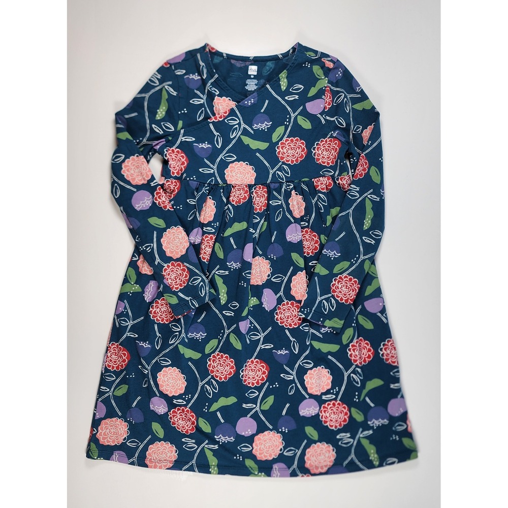 Tea Collection Girls Dress Size 10 Cottagecore Floral Boho Cotton